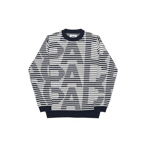 Palace REP KNIT BLACK / WHITE