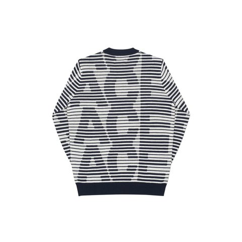 Palace REP KNIT BLACK / WHITE - Colorway