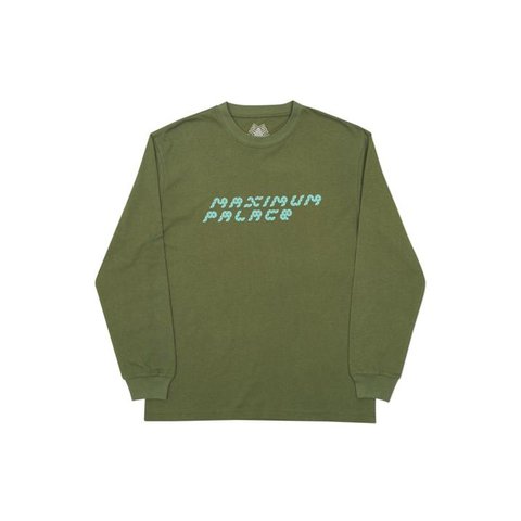 Palace TRI-FLECT LONGSLEEVE ARMY GREEN