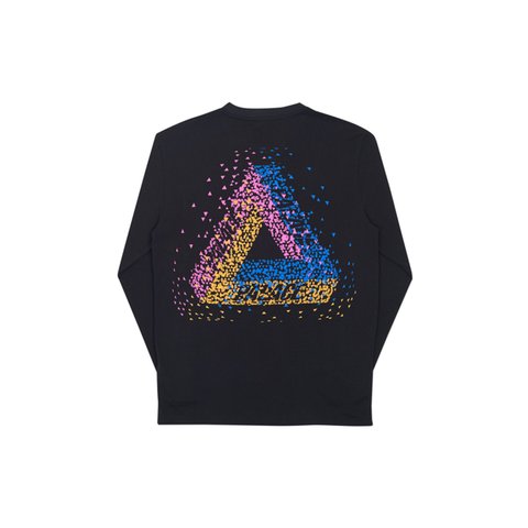 Palace TRI-FLECT LONGSLEEVE BLACK - Colorway