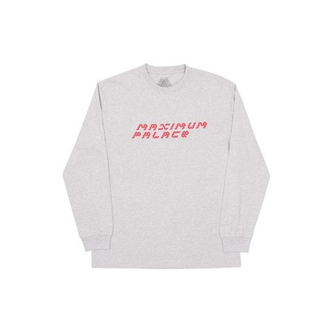 Palace TRI-FLECT LONGSLEEVE GREY MARL