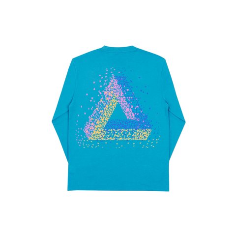 Palace TRI-FLECT LONGSLEEVE TEAL BLUE - Colorway