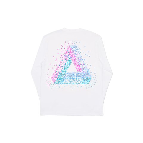 Palace TRI-FLECT LONGSLEEVE WHITE - Colorway