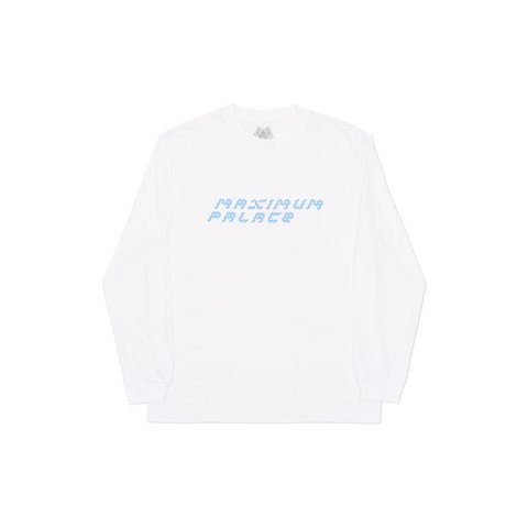 Palace TRI-FLECT LONGSLEEVE WHITE