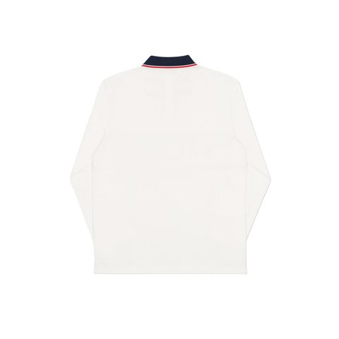 Palace PALACE HANDLE LONGSLEEVE POLO WHITE - Colorway