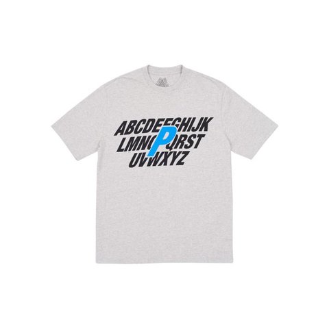 Palace ALPHA T-SHIRT GREY MARL