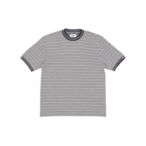Palace MACRO P HEAVY T-SHIRT BLACK / WHITE
