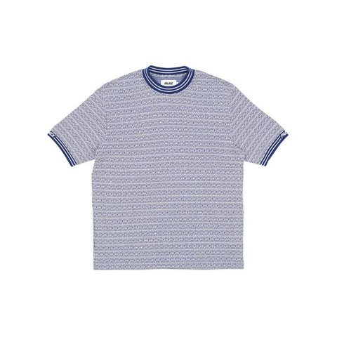 Palace MACRO P HEAVY T-SHIRT BLUE / WHITE