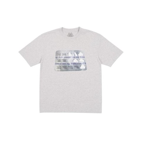 Palace PALACETAMOL T-SHIRT GREY MARL