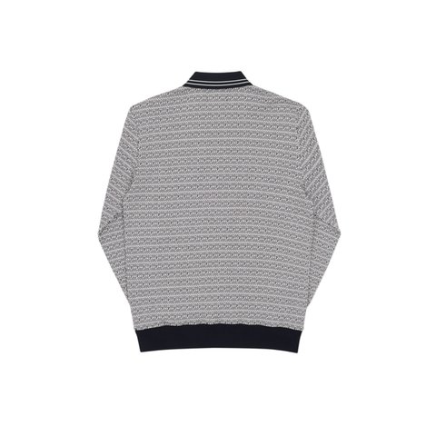 Palace MACRO P HEAVY ZIP TOP BLACK / WHITE - Colorway