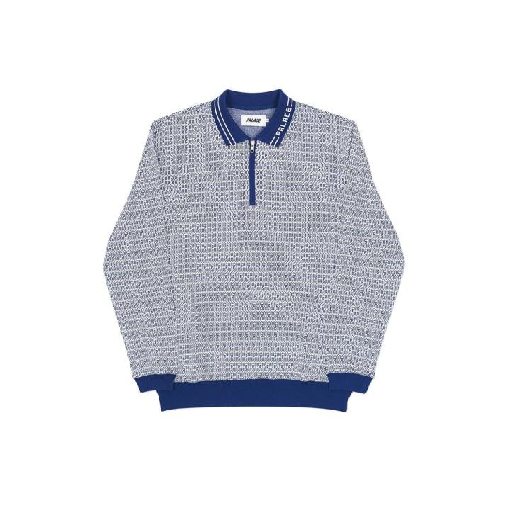 MACRO P HEAVY ZIP TOP BLUE / WHITE