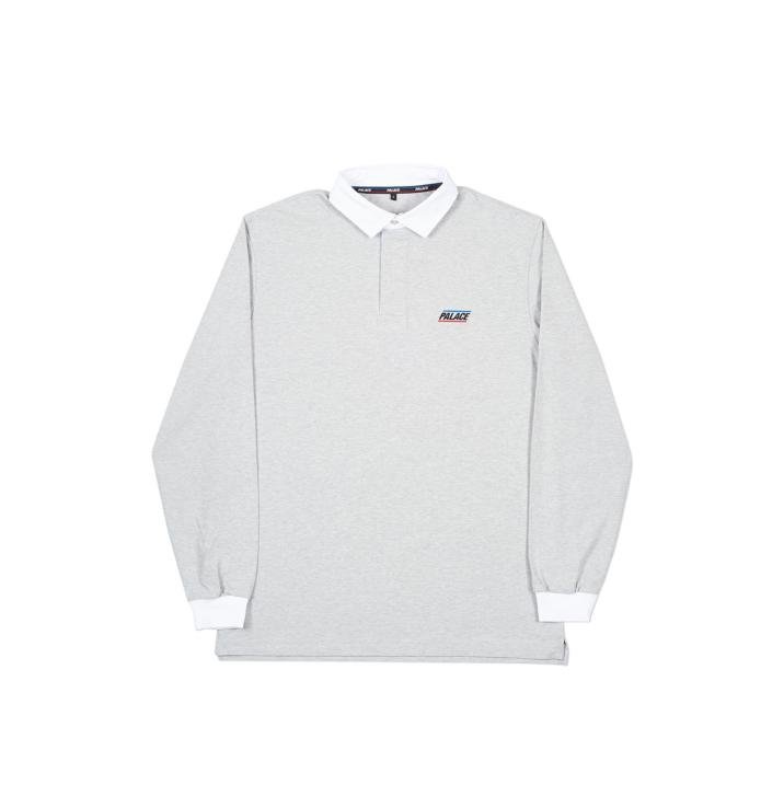 BASICALLY A RUGBY TOP GREY MARL