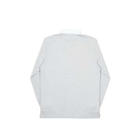 Palace BASICALLY A RUGBY TOP GREY MARL - Colorway