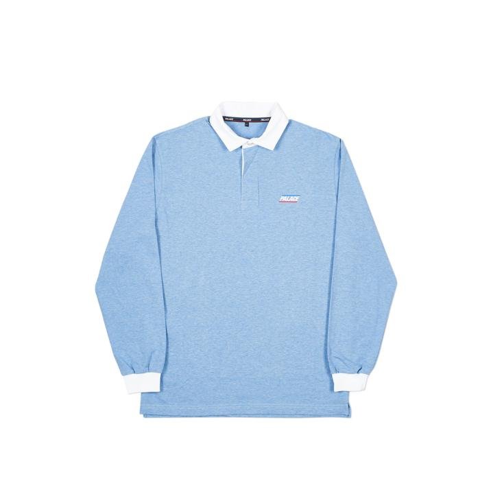 BASICALLY A RUGBY TOP CLASSIC BLUE MARL