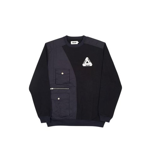 Palace PATCH CREW BLACK