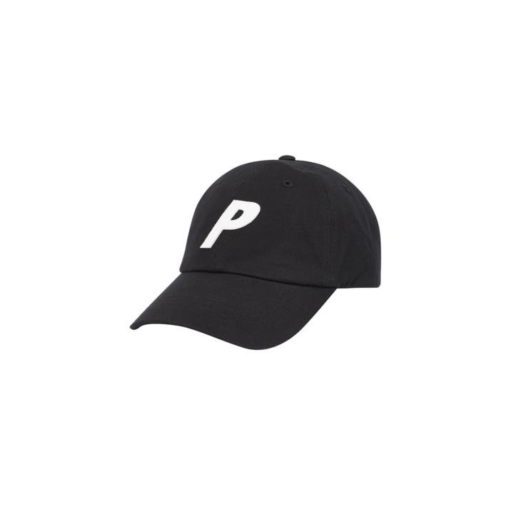 P 6-PANEL BLACK