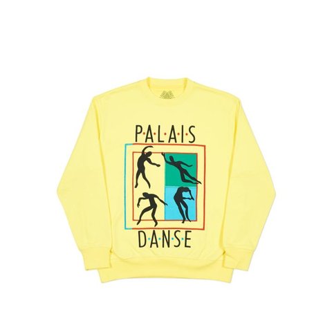 Palace DANSE-CREW CREW LIGHT YELLOW
