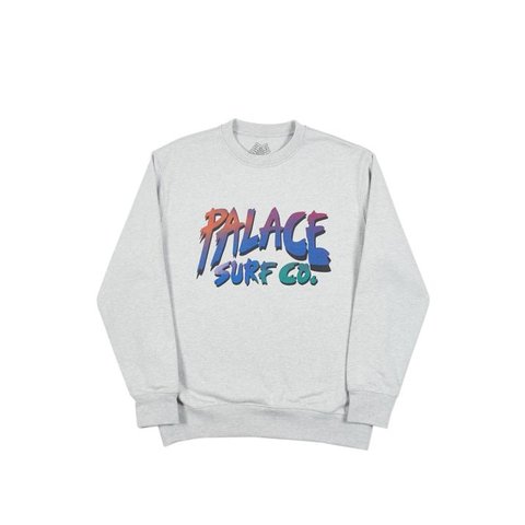 Palace SURF CO CREW GREY MARL