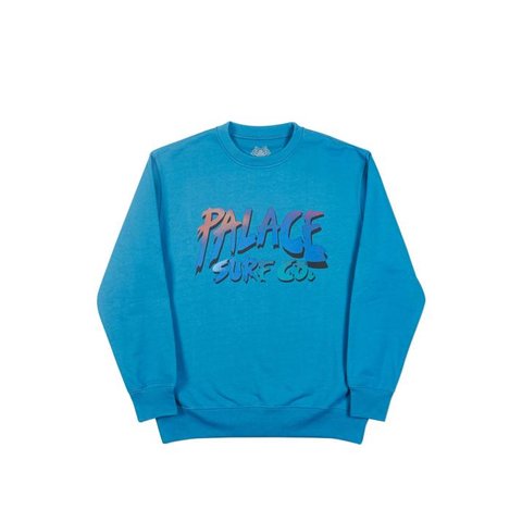 Palace SURF CO CREW BLUE