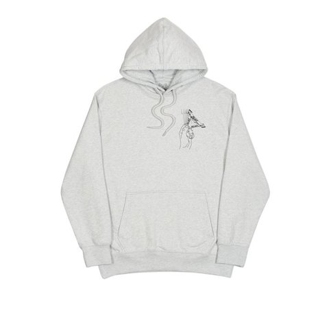 Palace GRAND MASTER HOOD GREY MARL