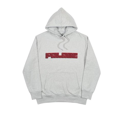 Palace MAZIN HOOD GREY MARL