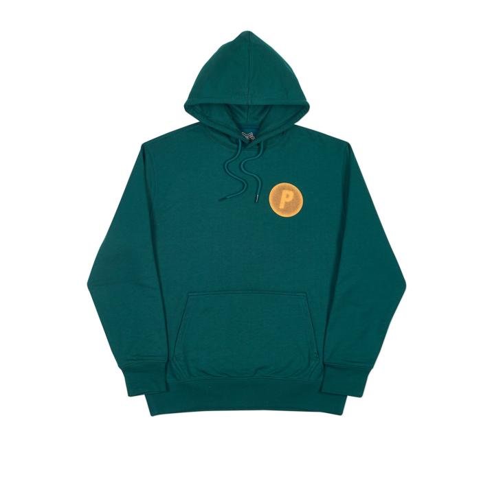 PIRCULAR HOOD FOREST GREEN