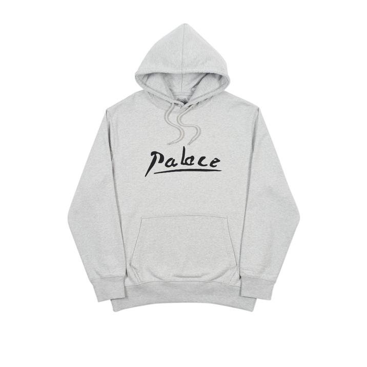 SIGNATURE HOOD GREY MARL