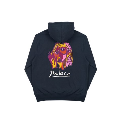 Palace SIGNATURE HOOD BLACK - Colorway