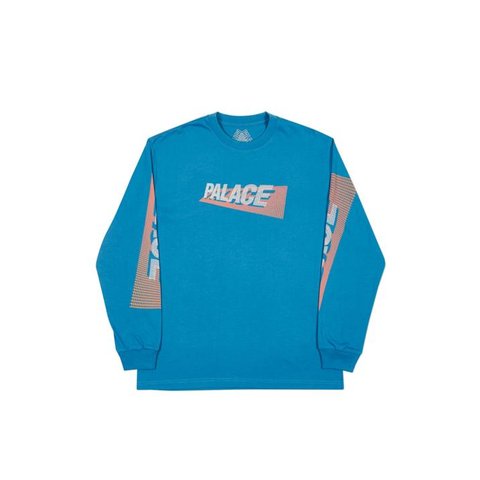 Palace 3-P LONGSLEEVE BLUE