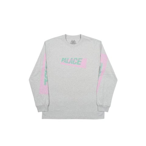 Palace 3-P LONGSLEEVE GREY MARL
