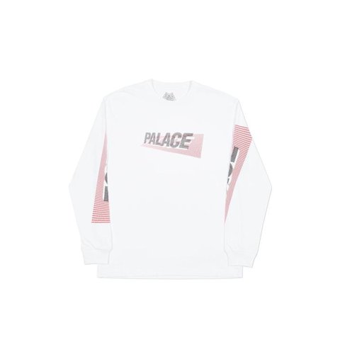 Palace 3-P LONGSLEEVE WHITE