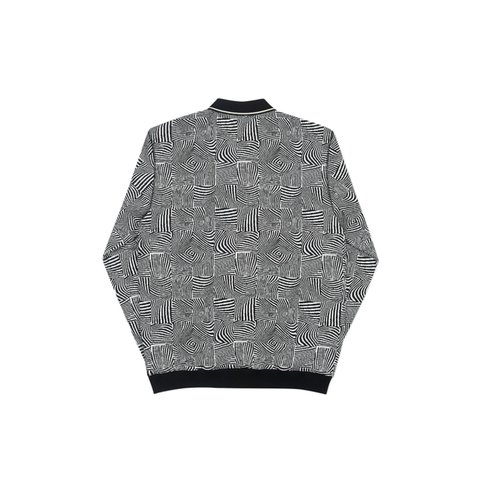 Palace WAVED POLO BLACK / WHITE - Colorway