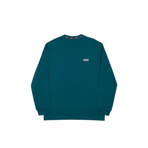 Palace BASICALLY A POCKET LONGSLEEVE FOREST GREEN
