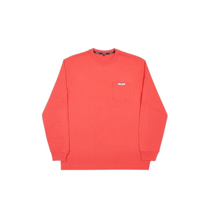 BASICALLY A POCKET LONGSLEEVE LIGHT RED