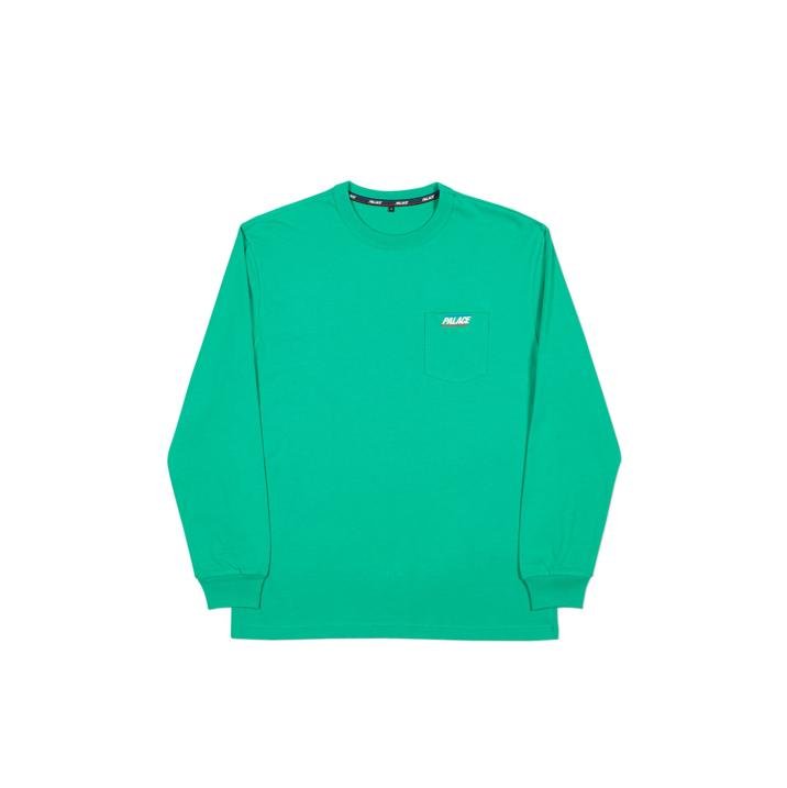 BASICALLY A POCKET LONGSLEEVE POOL GREEN