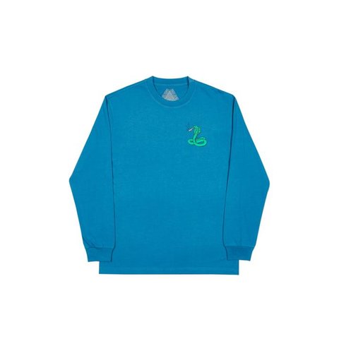Palace BUNNING SNAKE LONGSLEEVE BLUE