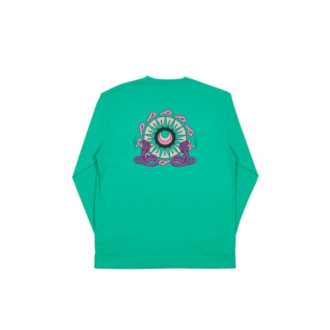 Palace BUNNING SNAKE LONGSLEEVE POOL GREEN - Colorway