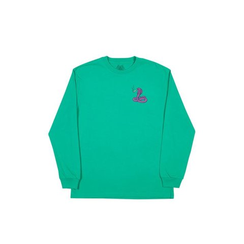 Palace BUNNING SNAKE LONGSLEEVE POOL GREEN