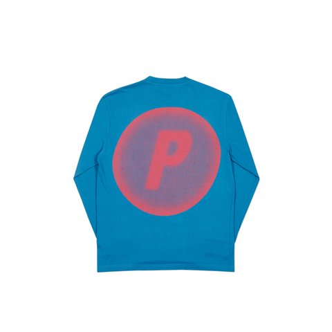 Palace PIRCULAR LONGSLEEVE BLUE - Colorway