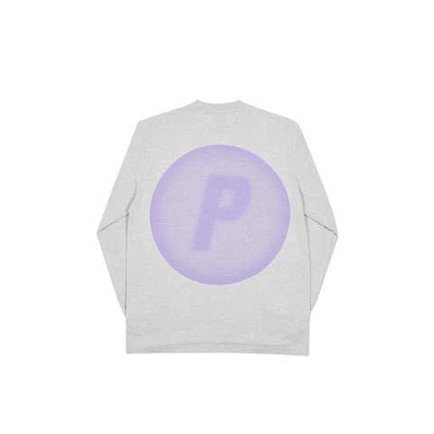 Palace PIRCULAR LONGSLEEVE GREY MARL - Colorway