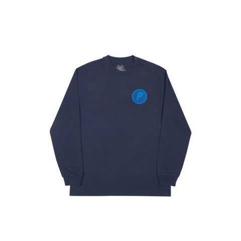 Palace PIRCULAR LONGSLEEVE NAVY