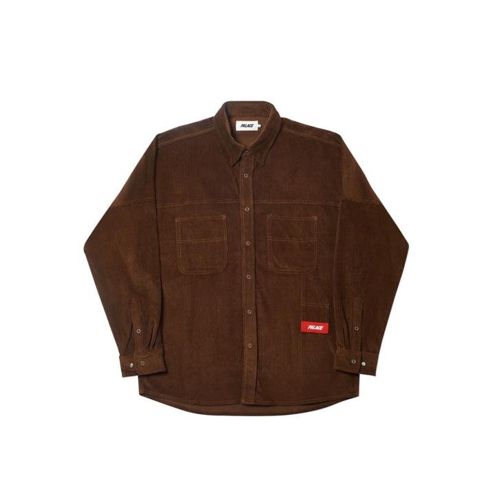 S-CORD SHIRT BROWN