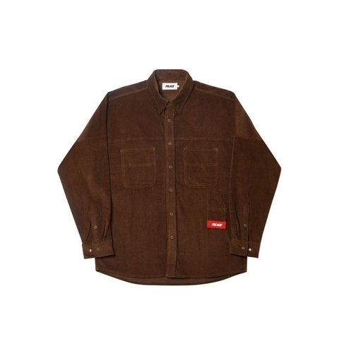 S-CORD SHIRT BROWN