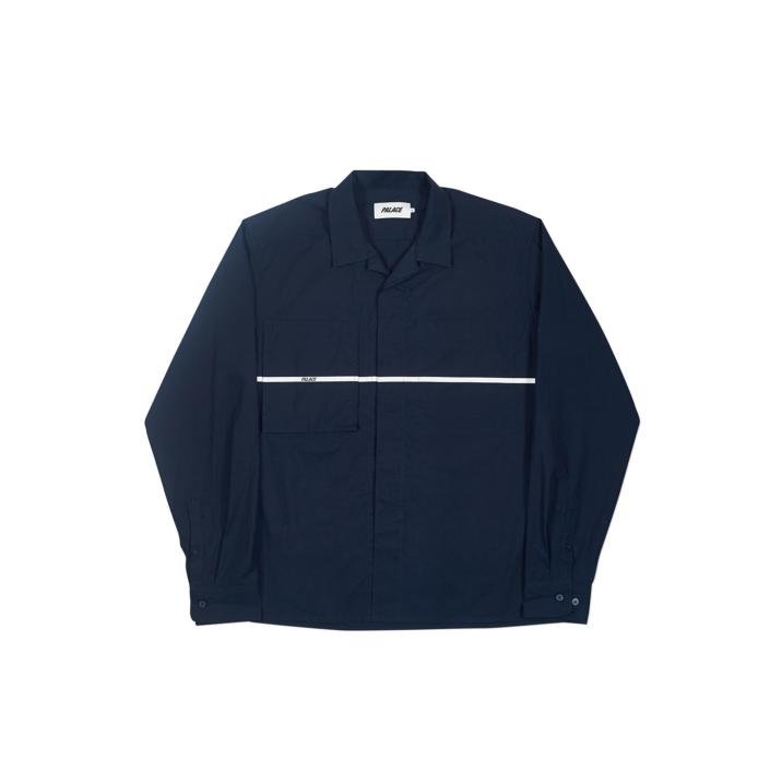 S-PLAKET OVERSHIRT NAVY