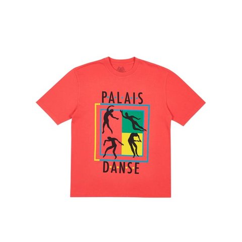 Palace DANSE-CREW T-SHIRT LIGHT RED