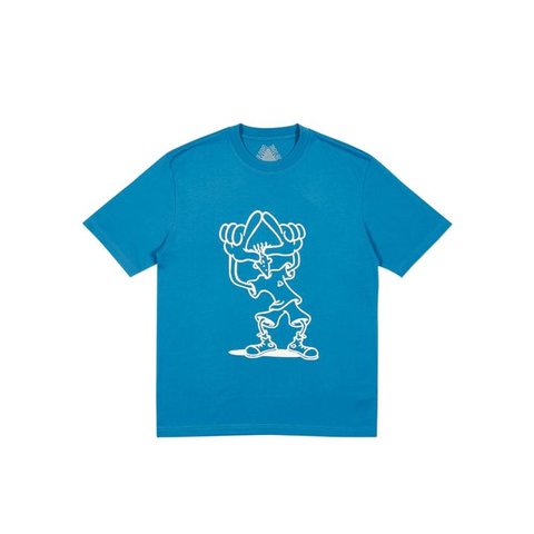 Palace FIZZY T-SHIRT BLUE