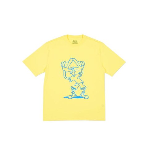 Palace FIZZY T-SHIRT LIGHT YELLOW