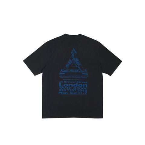 Palace GRAND MASTER T-SHIRT BLACK - Colorway