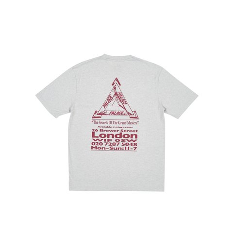 Palace GRAND MASTER T-SHIRT GREY MARL - Colorway
