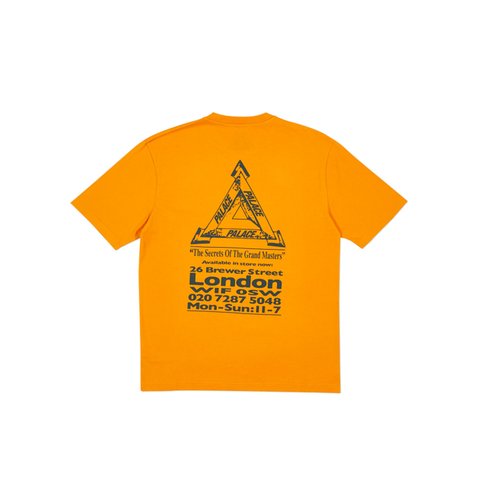 Palace GRAND MASTER T-SHIRT ORANGE - Colorway